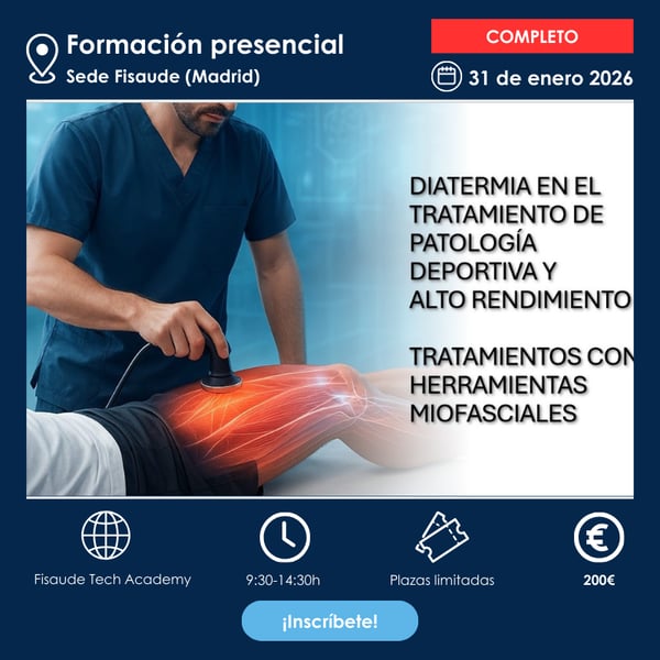 Diatermia / radiofrecuencia en patología deportiva, prevención y alto rendimiento. Tratamiento con herramientas miofasciales  - PRESENCIAL - 31-enero-2026